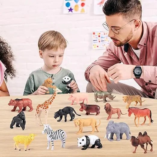 Realistic Animal Figures Set Toy For Kids