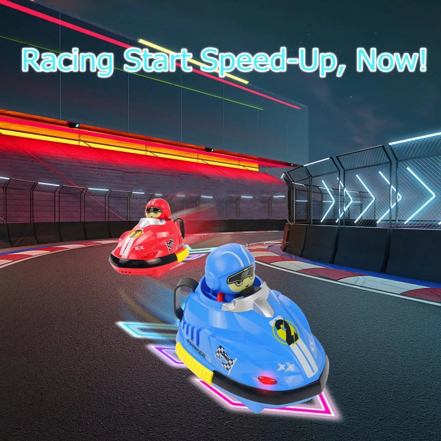 Remote Control Battle Bumper Cars for 2 Players