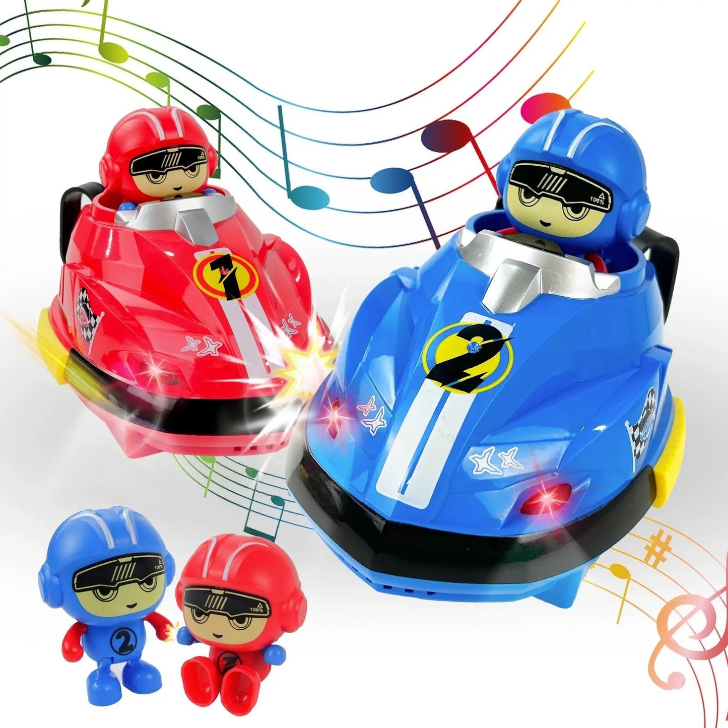 Remote Control Battle Bumper Cars for 2 Players
