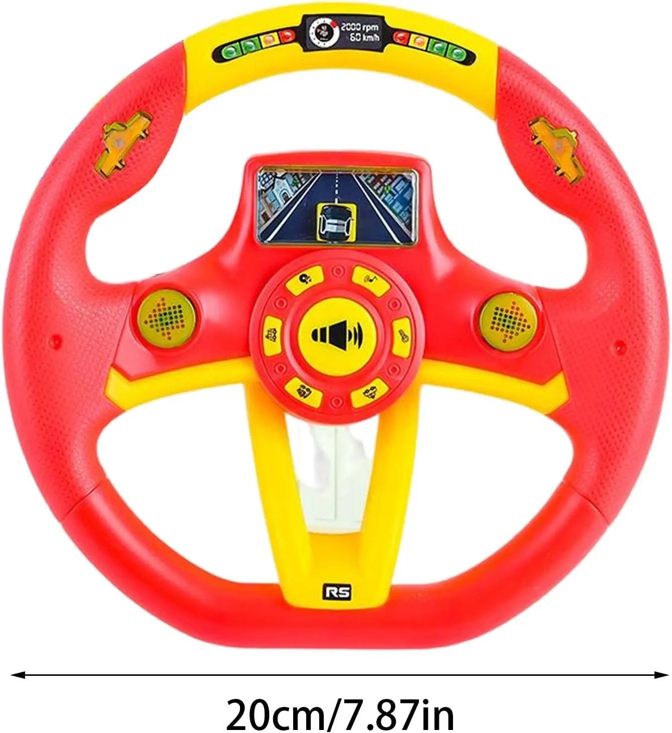 Simulated Steering Wheel Pretend Play Driving Toy