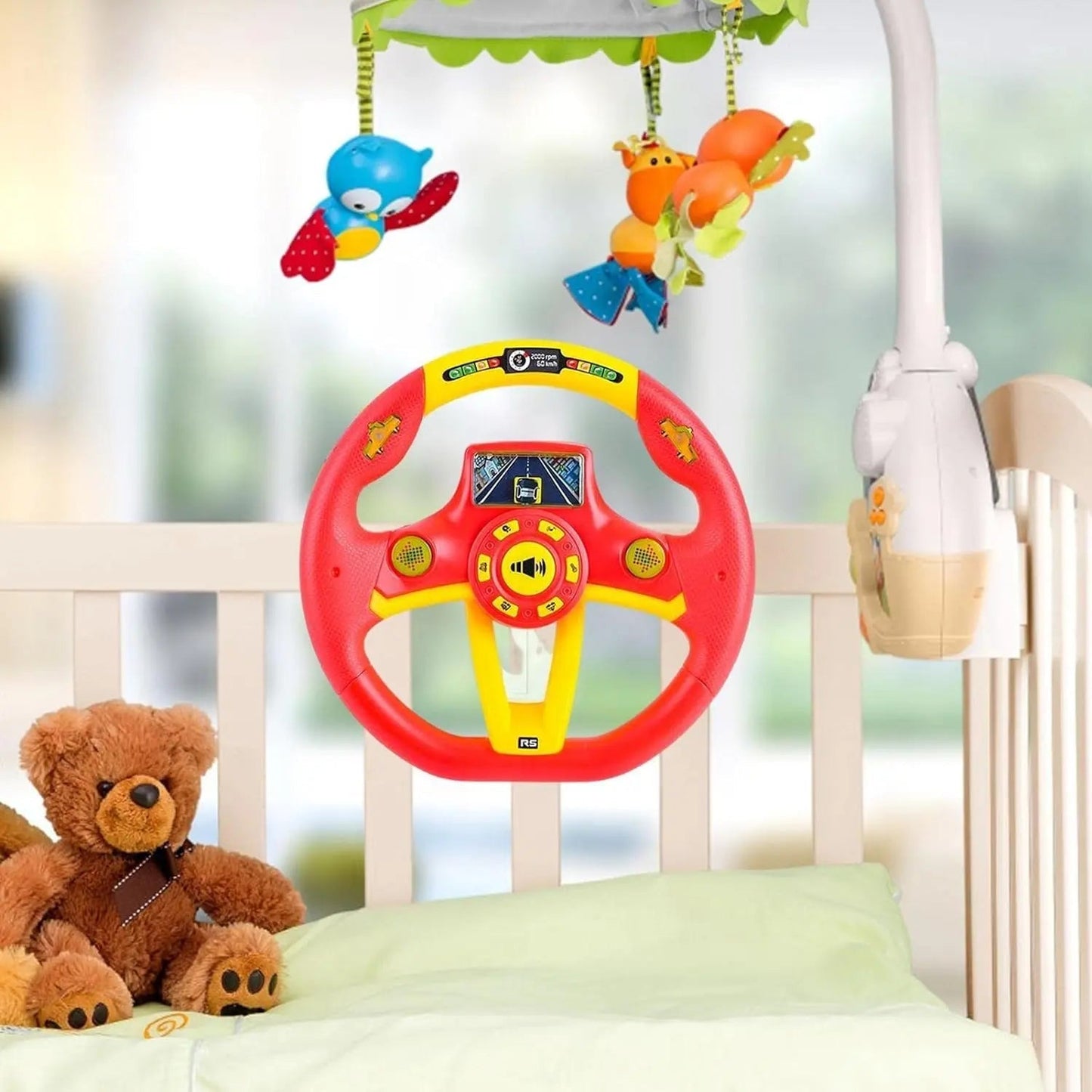 Simulated Steering Wheel Pretend Play Driving Toy
