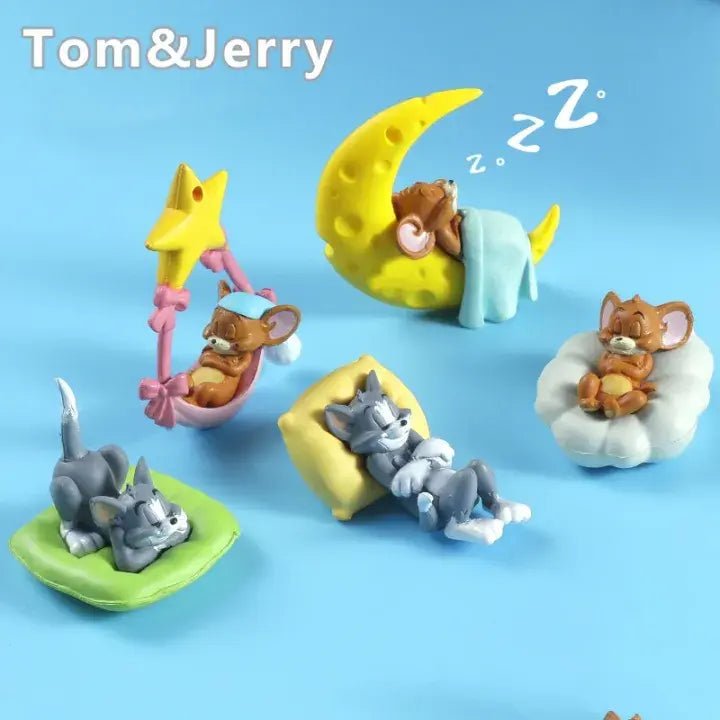 Tom and Jerry Cartoon Action Figures Model