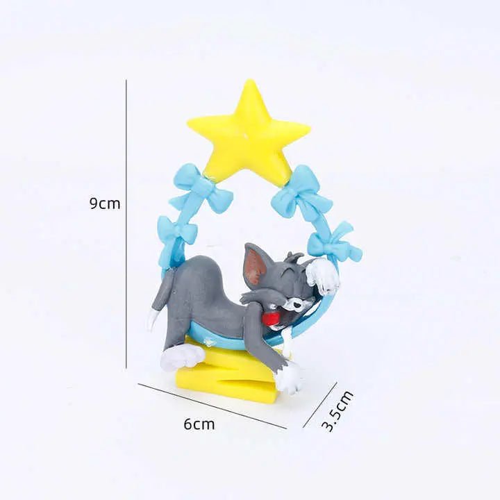 Tom and Jerry Cartoon Action Figures Model