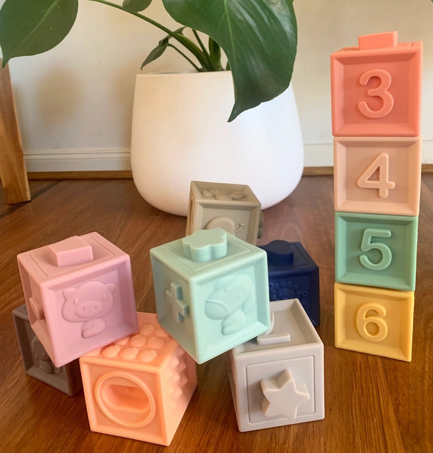 Soft Building Blocks Numbers and Shapes For Kids