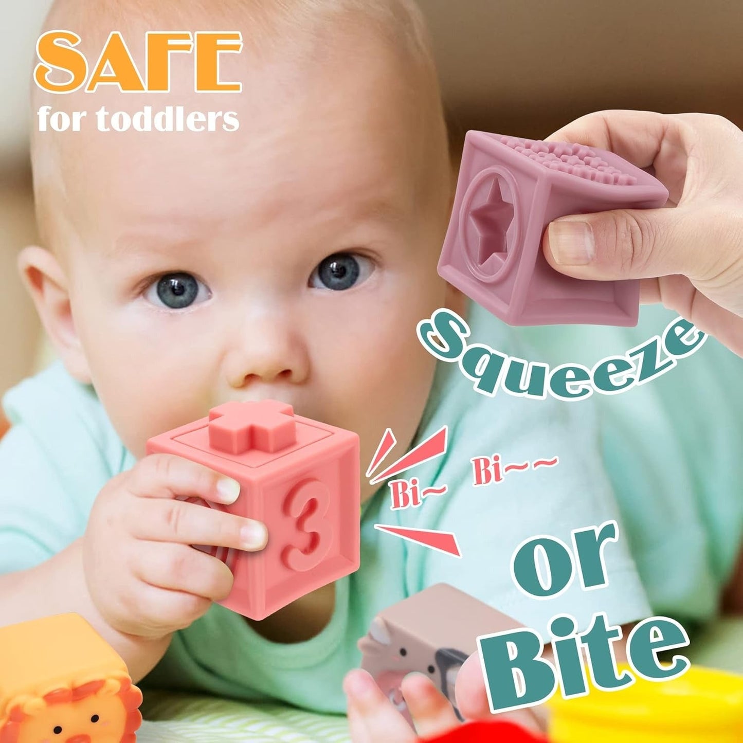 Soft Building Blocks Numbers and Shapes For Kids