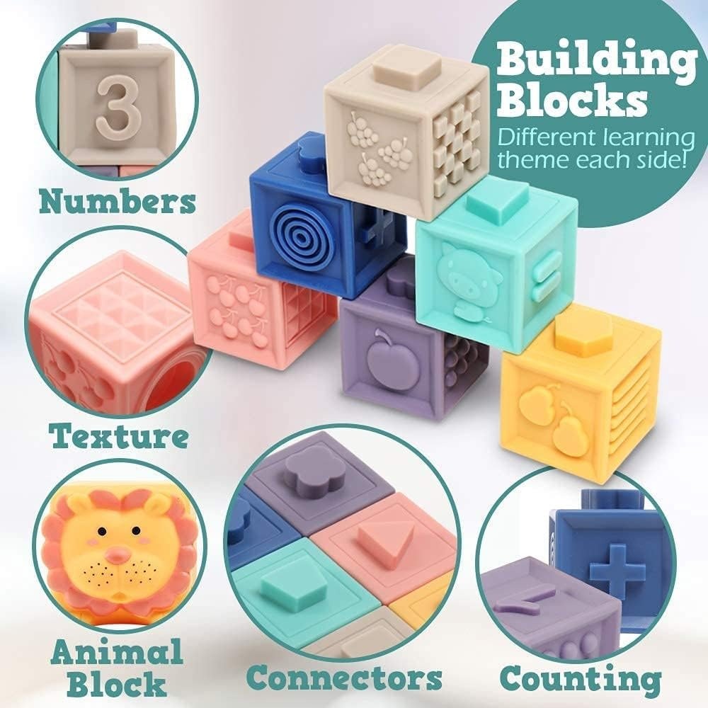 Soft Building Blocks Numbers and Shapes For Kids