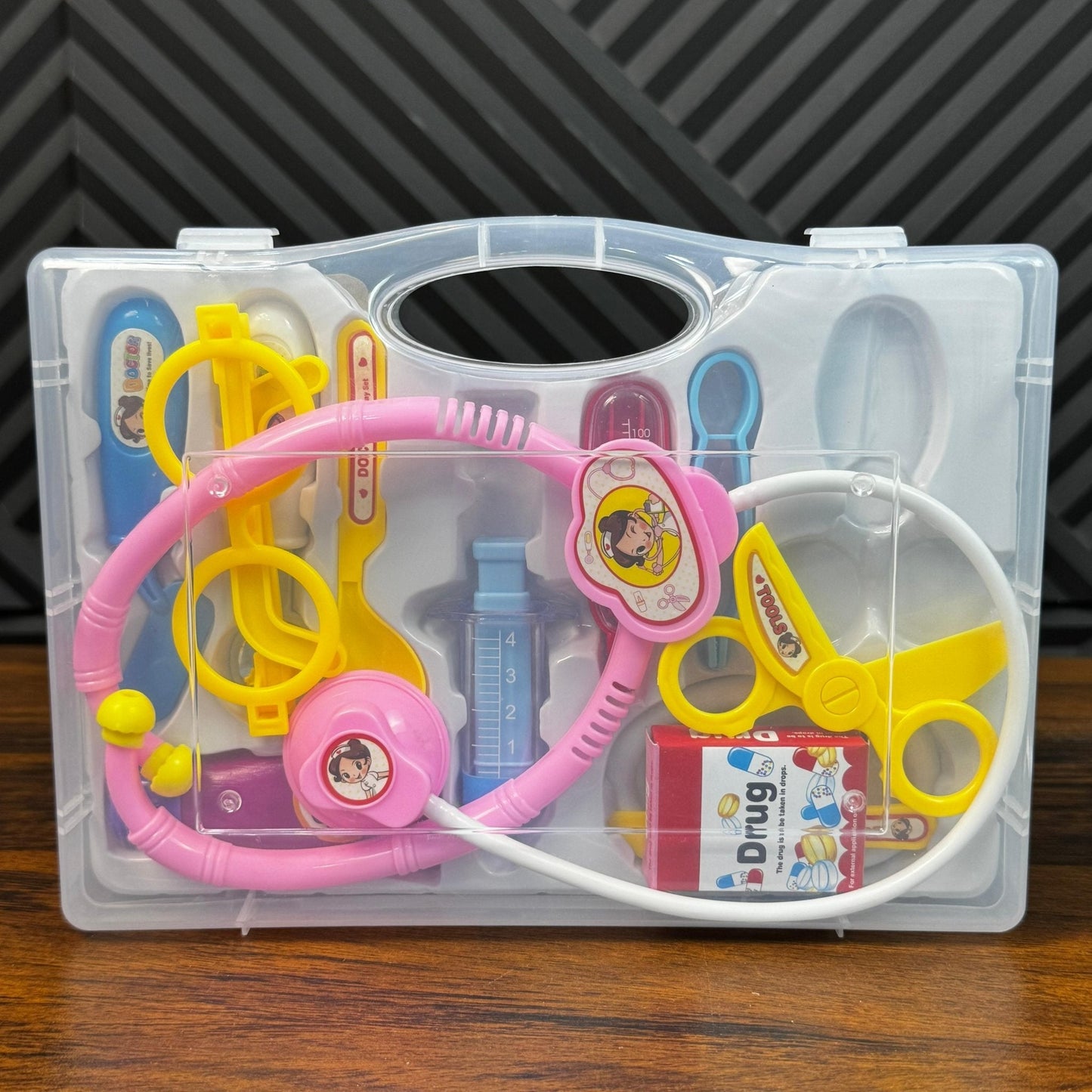 Doctor Set Toy for Kids - Medical Doctor Tray & Kit - Doctor Tools set