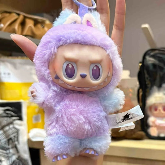 Labubu Big Into Energy Monster Plush Keychain - 1 PC (Purple)