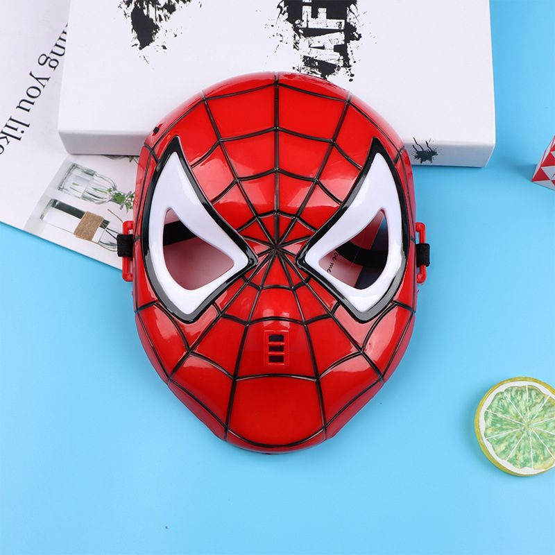 Glowing LED Light Spiderman Mask for Kids