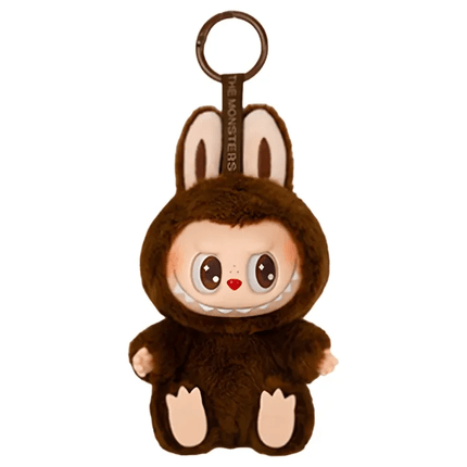 Labubu Have A Seat Monster Plush Keychain - 1 PC (Zimomo D. Brown)