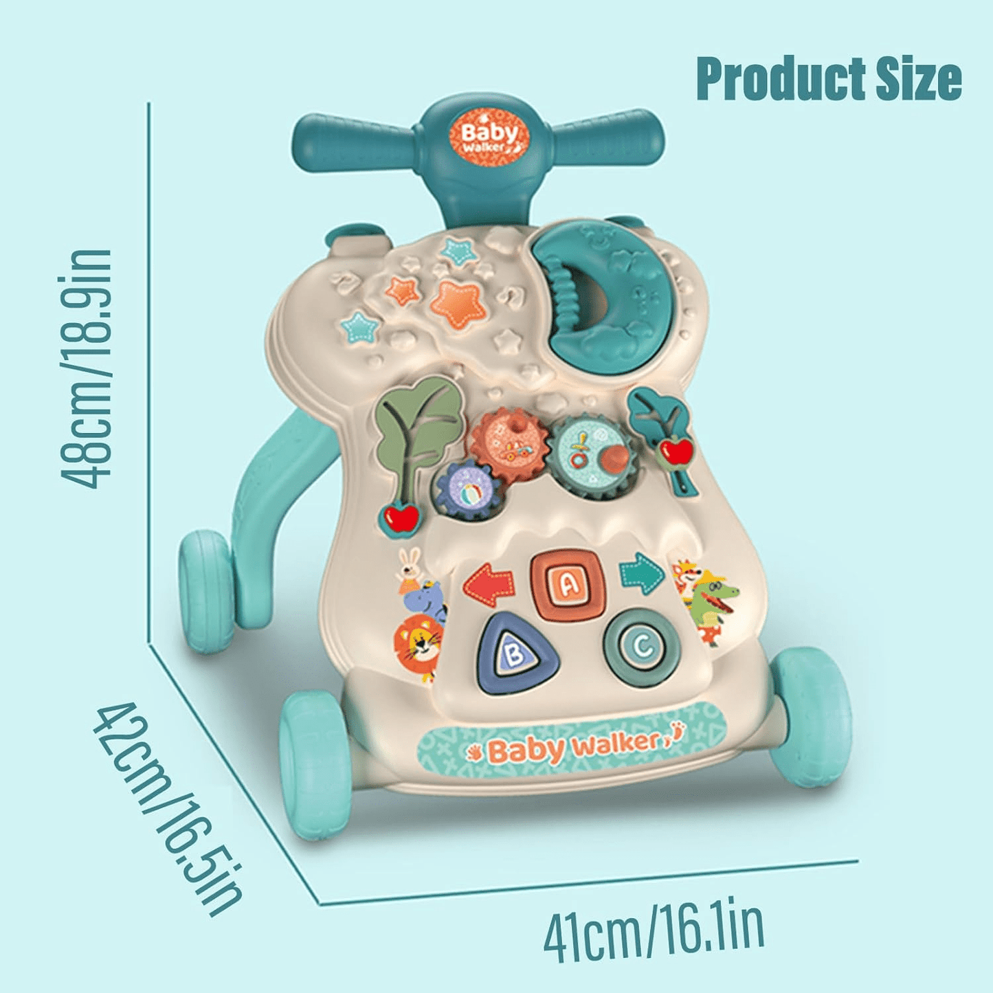 Baby Push Walker with Wheels