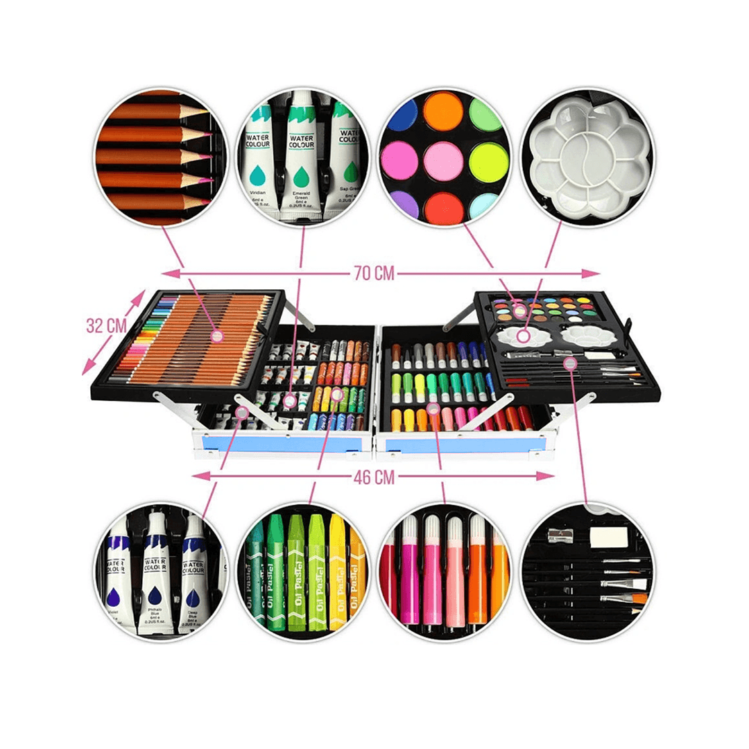 Coloring Drawing Painting Kit for Kids 145 Pcs