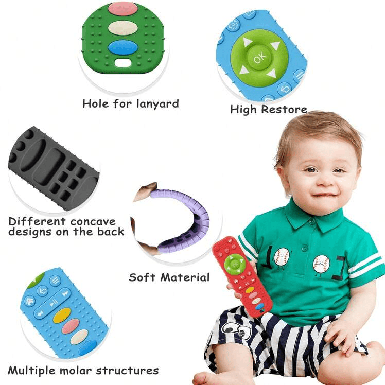 Silicone Remote Control Teething Toy