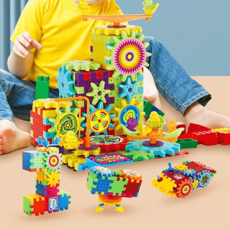 Electric Gear Building Block  Toy (53pcs set)