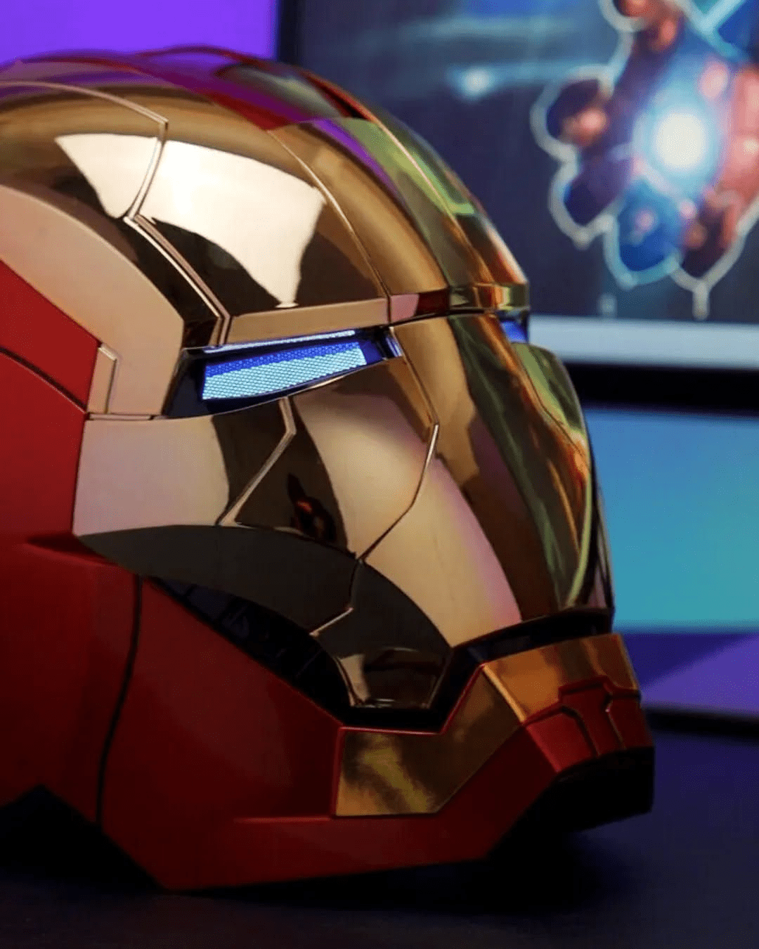 Electric Voice Controlled Iron Man Mask