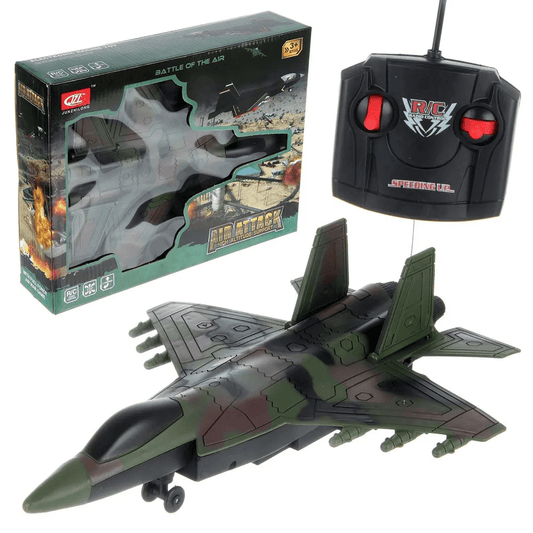 Remote Control Non-Flying Fighter Jet For Kids