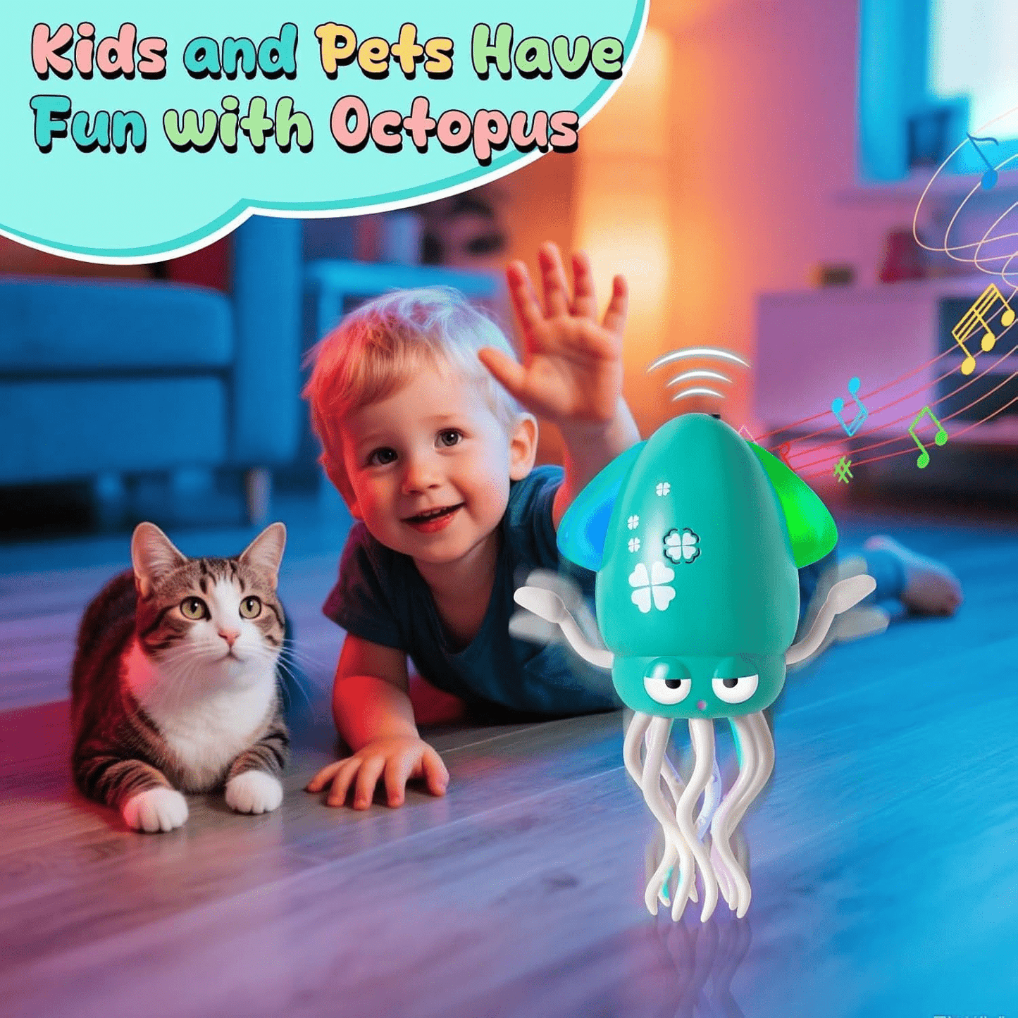 Electric Dancing Octopus Toy