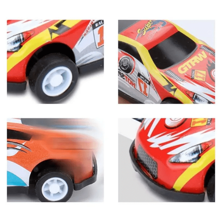 Pull Back Die-Cast Cars Set 6 Pcs