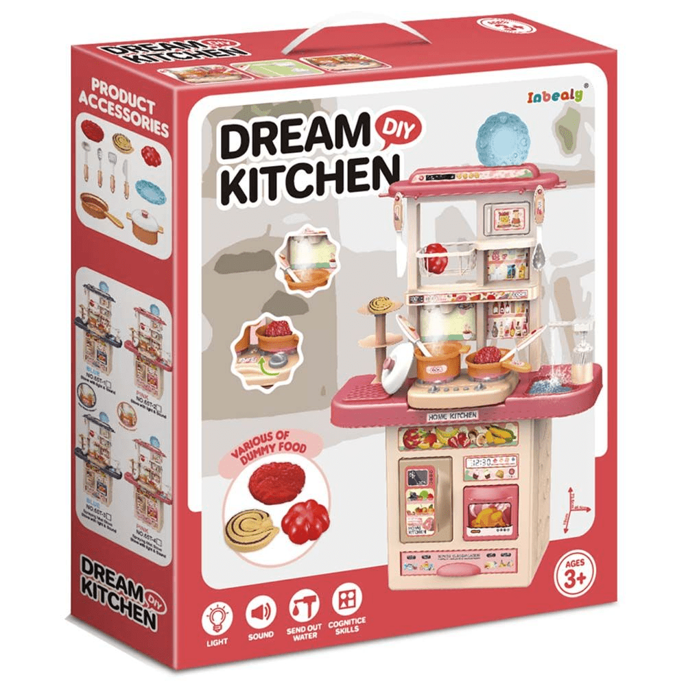 DIY Large Dream Kitchen Playset For Kids (65T-2)
