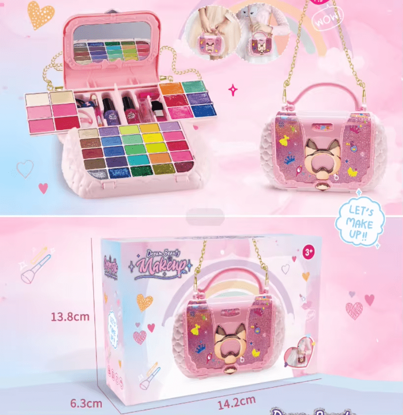 Girls Beauty Makeup Bag Playset (M-711)