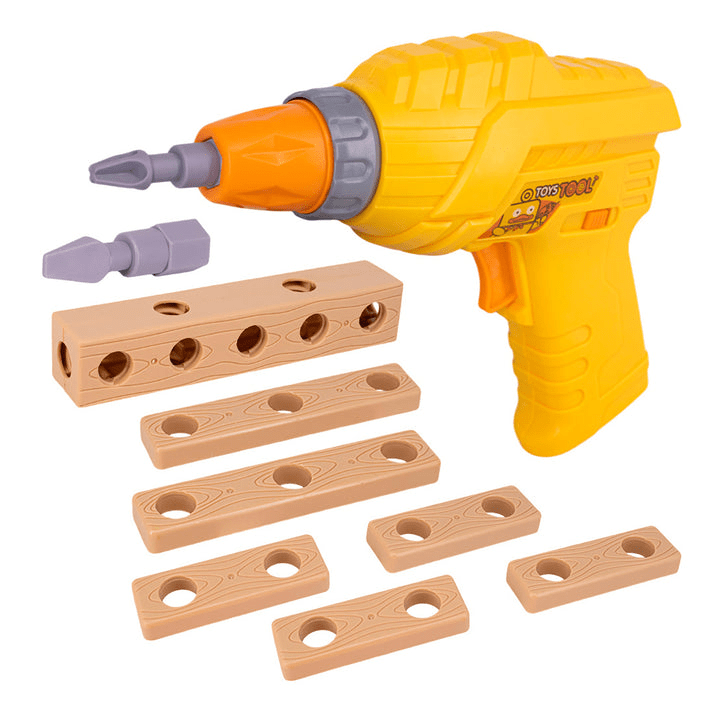 Electric Toy Drill Set for Kids – Battery Operated Pretend Play Tool Kit