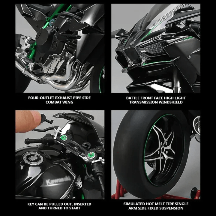 Kawasaki Ninja H2R Diecast Collection Premium Bike