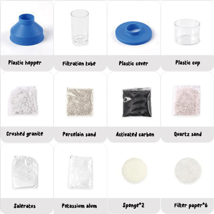 DIY Water Purification Science Kit for Kids
