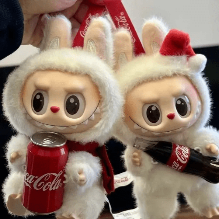 Labubu Monster Coca-Cola Series Plush Keychain Blind Box - 1 PC