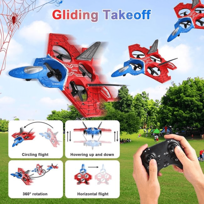 RC Combat Aircraft Drone – Remote Control Flying Jet Toy for Kids