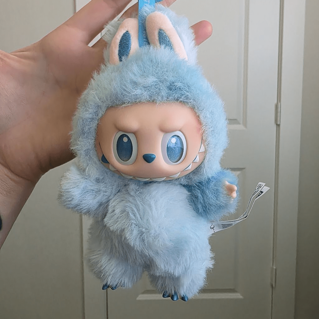 Labubu Big Into Energy Monster Plush Keychain - 1 PC (Blue)