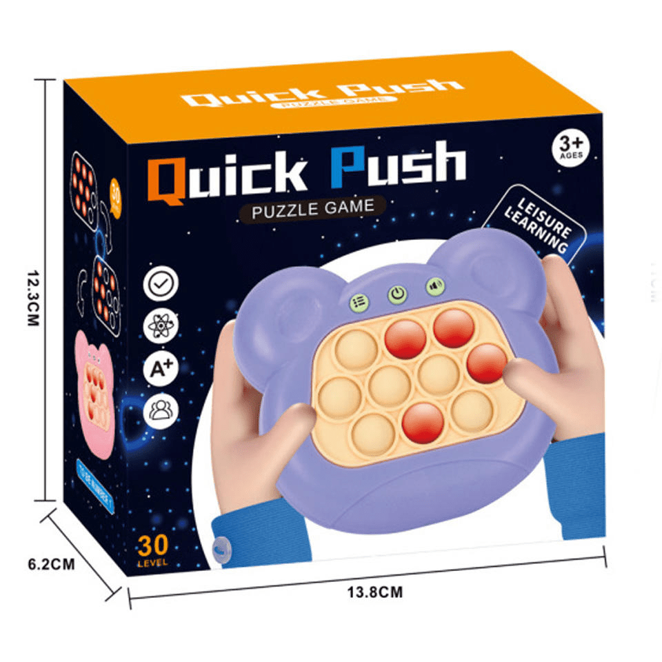 Quick Push Pop-It Game – Electronic Antistress Fidget Toy for Kids