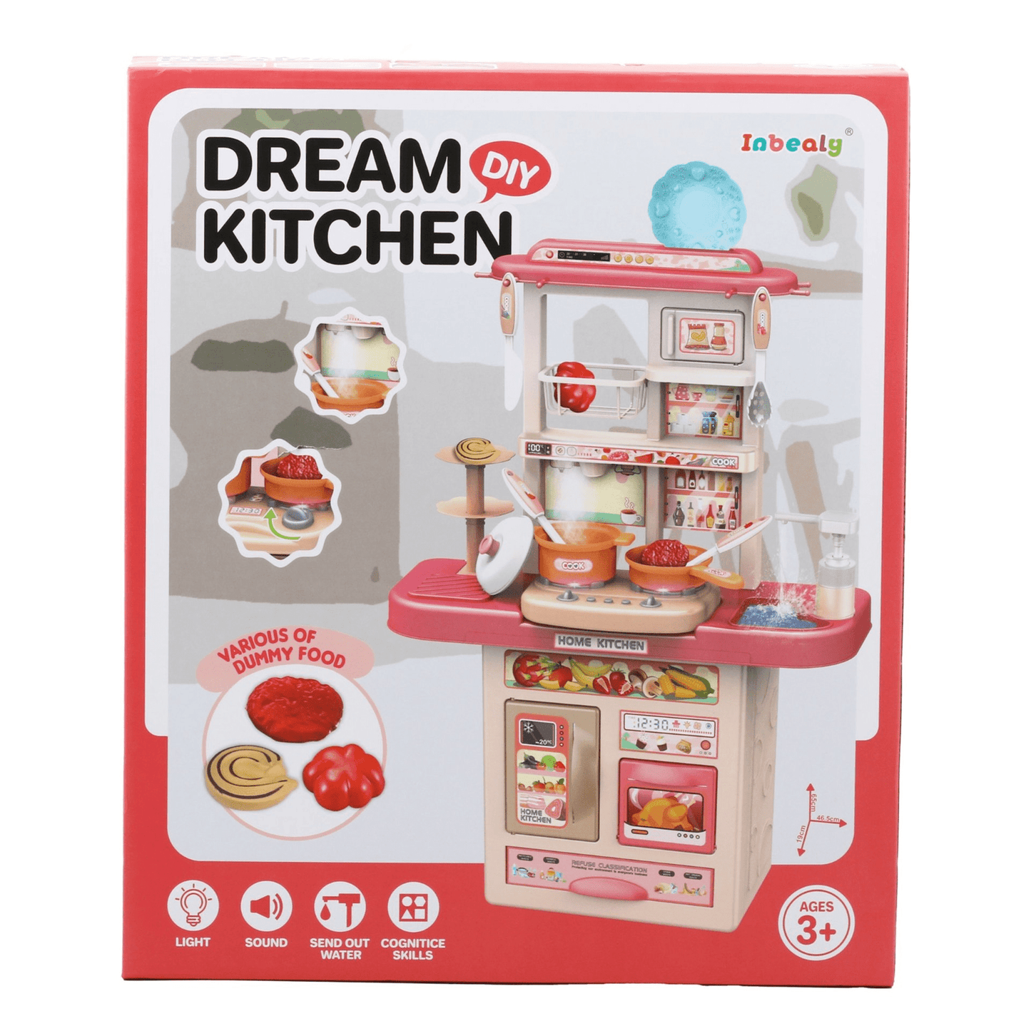 DIY Large Dream Kitchen Playset For Kids (65T-2)