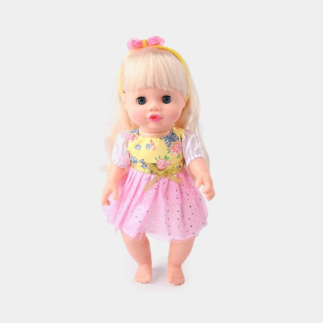 Baby Doll Happy Every Day with Feeding Bottle & Music