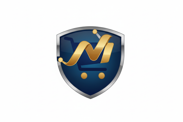Golden and Dark Blue Logo