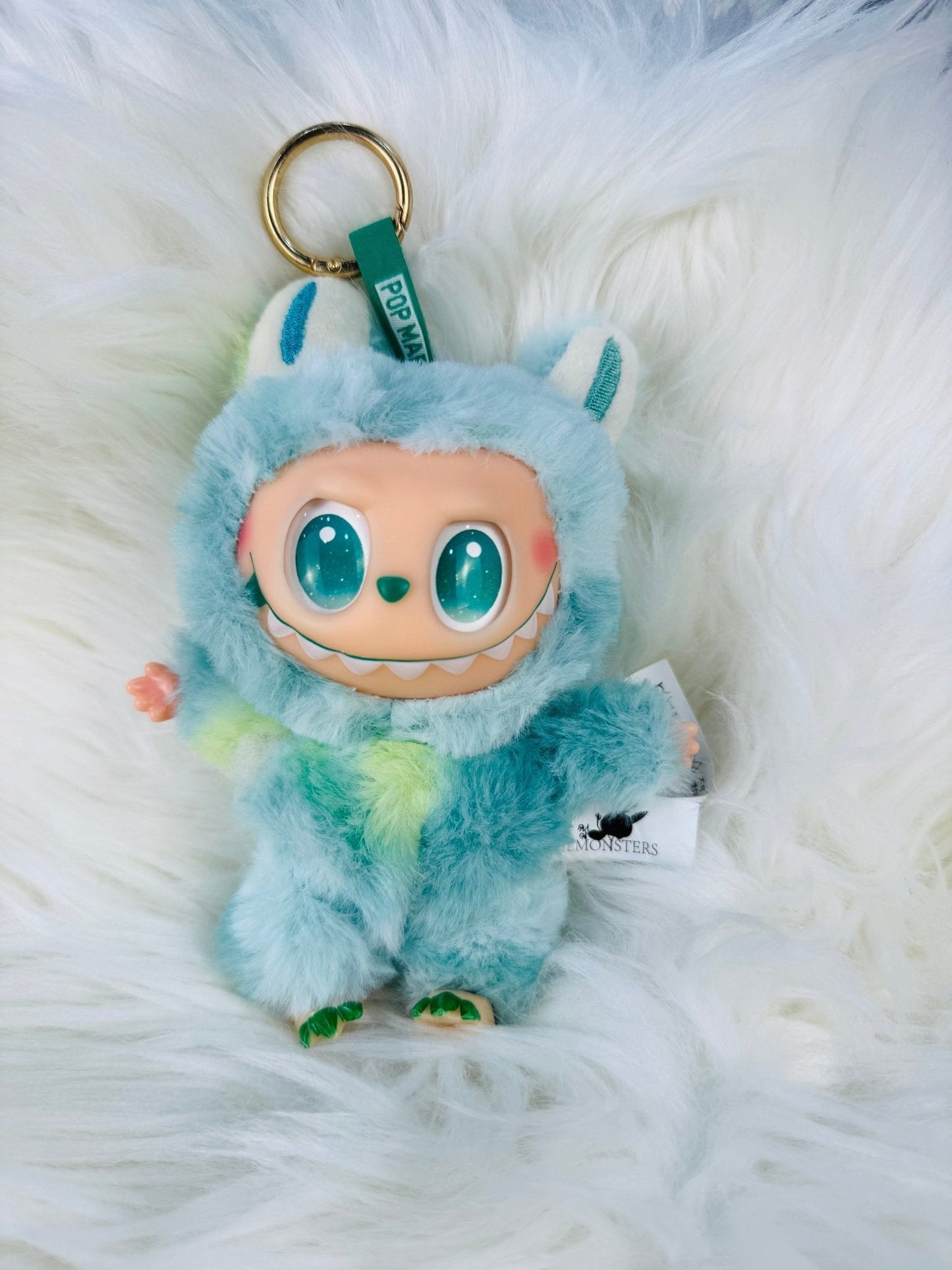 Labubu Big Into Energy Monster Plush Keychain - 1 PC (Green)