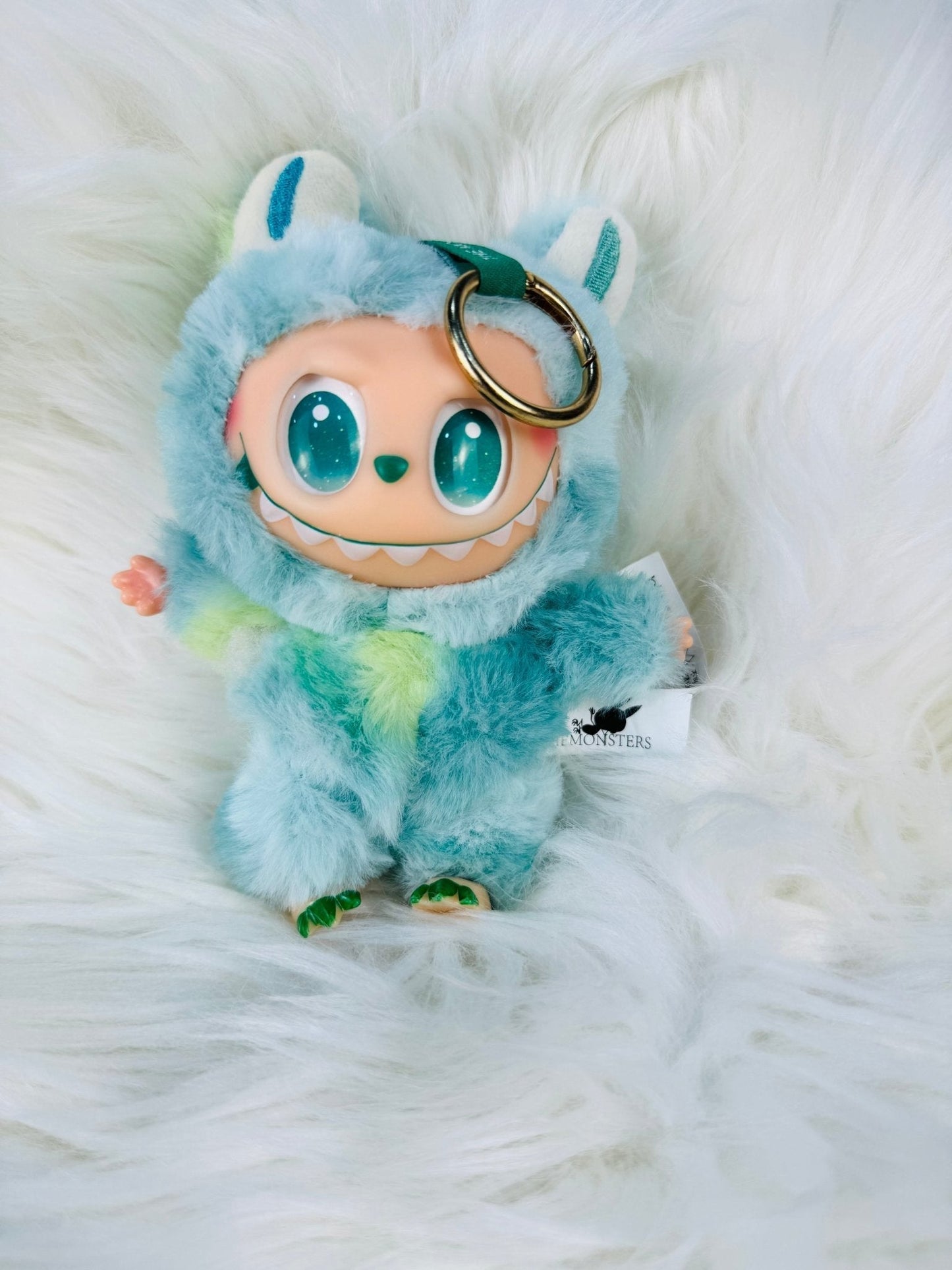 Labubu Big Into Energy Monster Plush Keychain - 1 PC (Green)