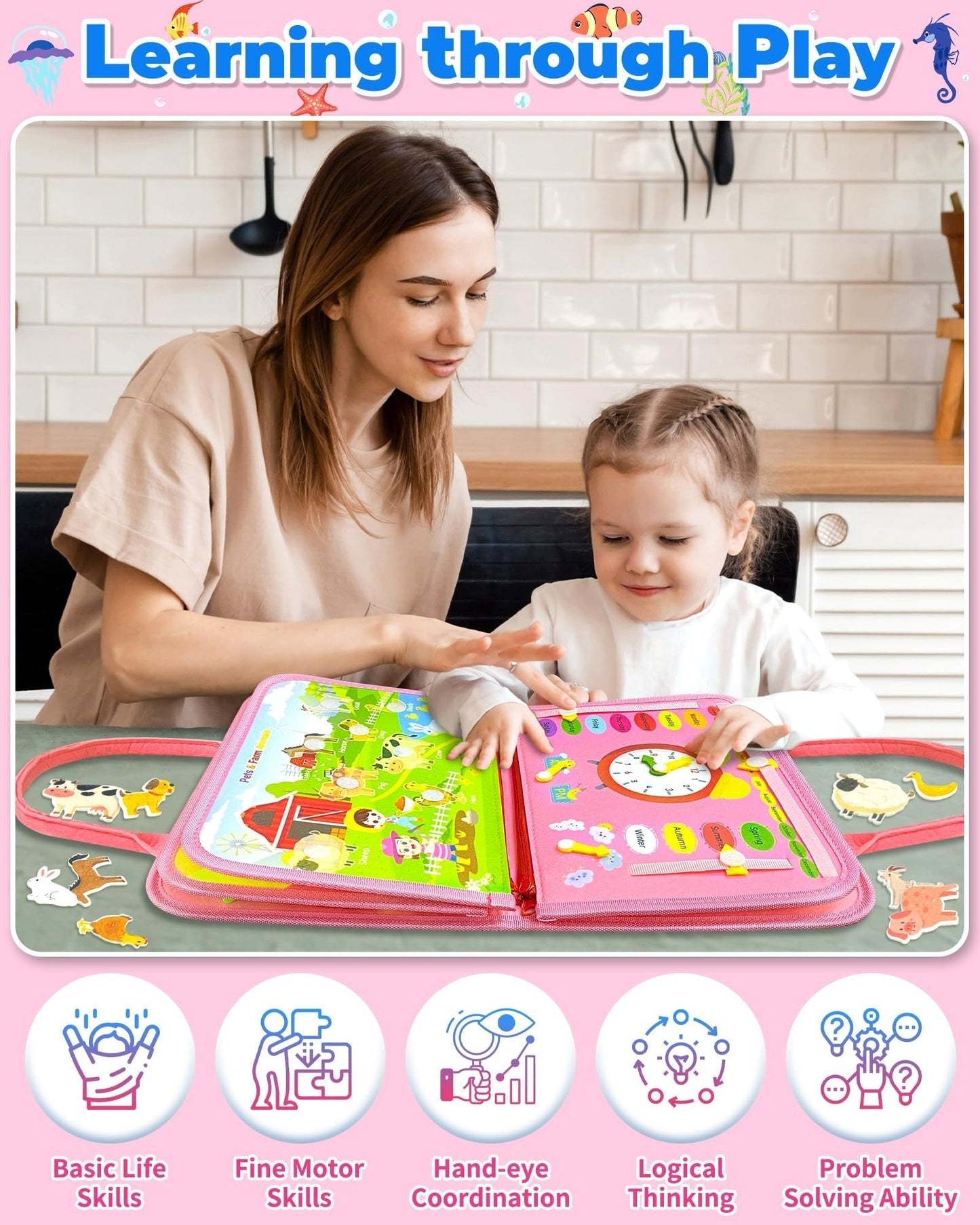 Kids Educational Busy Book