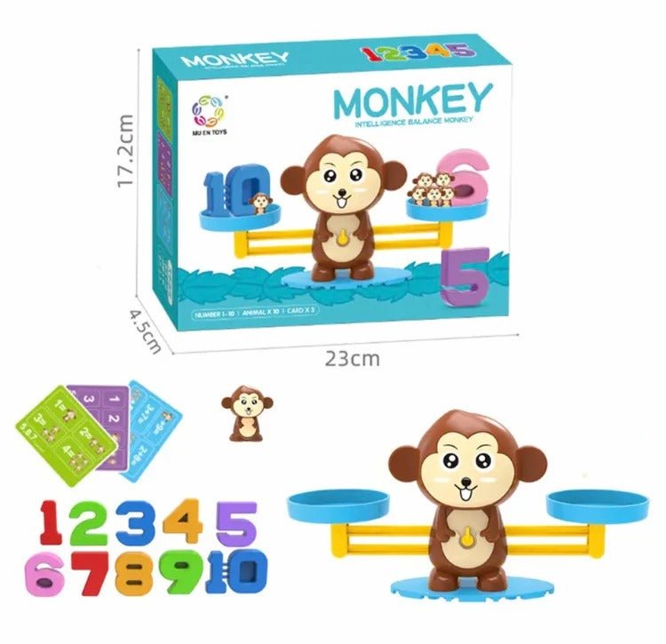 Weight Balance Learning Scale - Monkey Balance Game