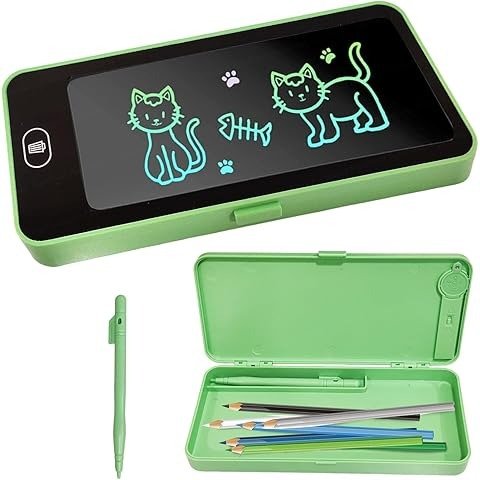 LCD Writing Tablet Pencil Box-Drawing Board Case with Erase Button