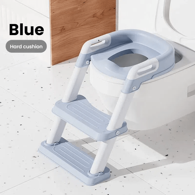 Toilet Seat with 2 Step Ladder | Toilet Trainer For Kids (Random Color)