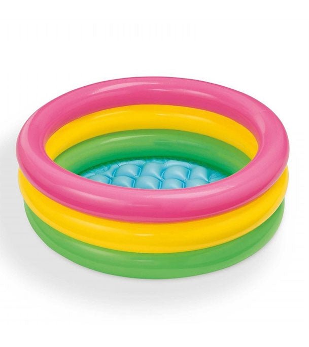 Sunset Glow Rainbow Inflatable Swimming Pool 24" x 8.5"
